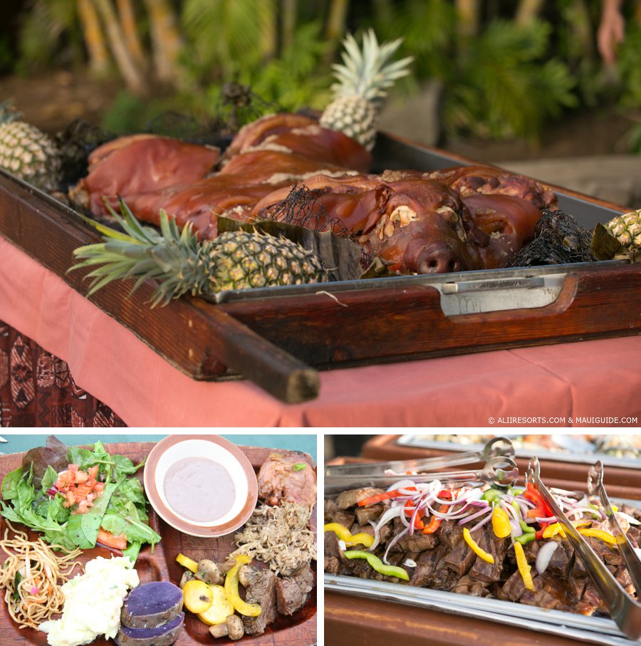 Maui Luau food