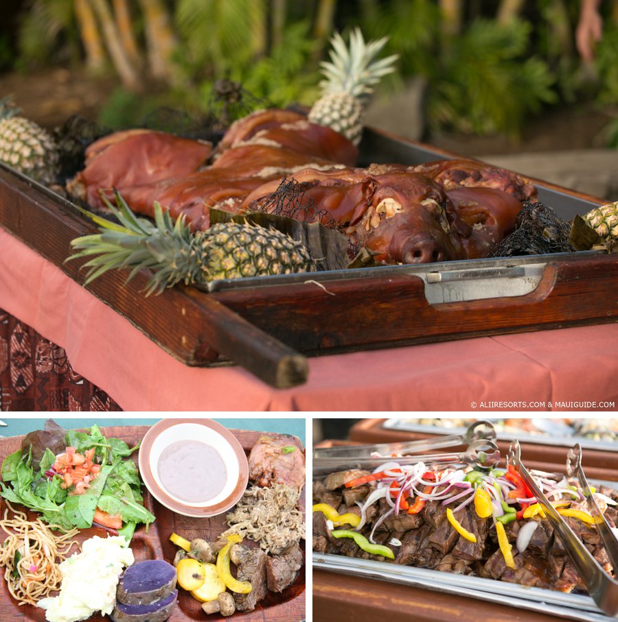 Maui Luau food