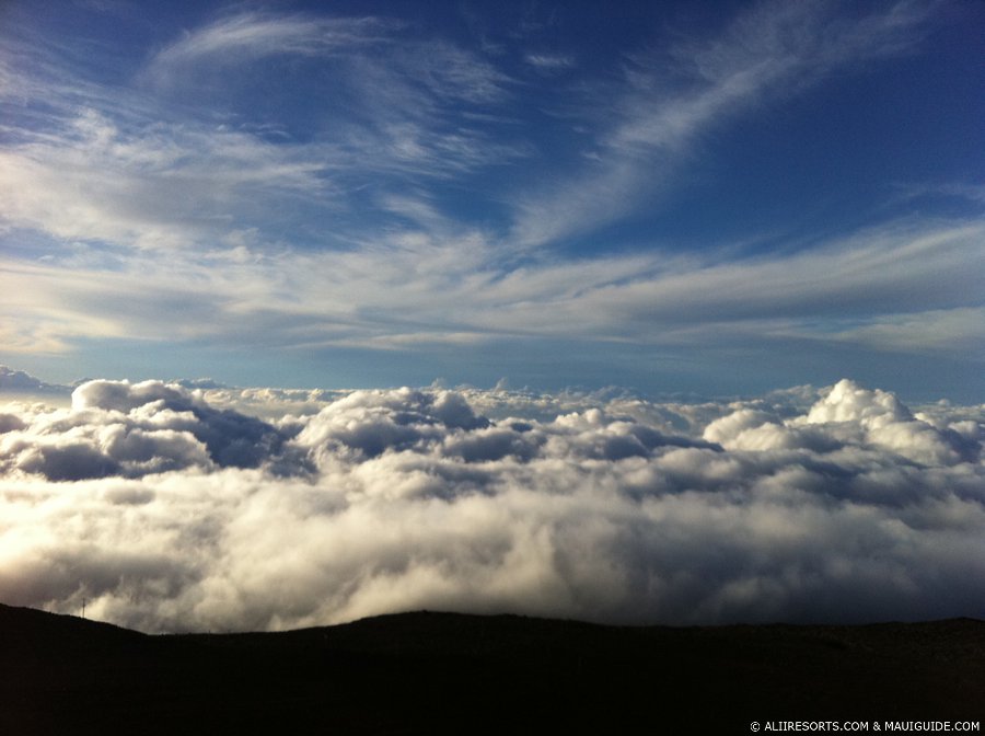 sunset at Haleakala